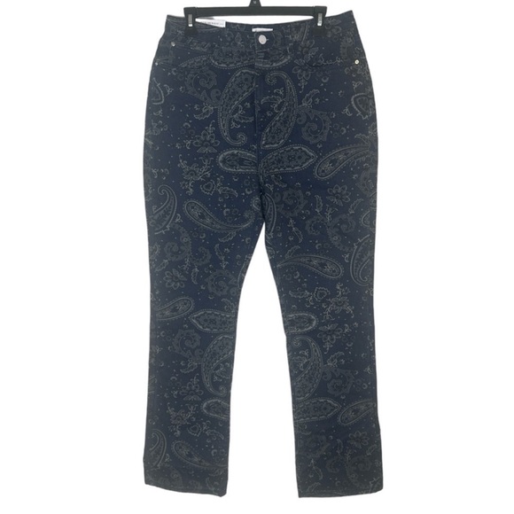 WeWoreWhat Revolve NWT icon denim paisley size 31 - Picture 1 of 8